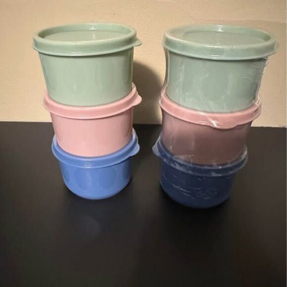 NEW 6 Reusable Portion Control Food Prep Storage Containers - Picture 3 of 3